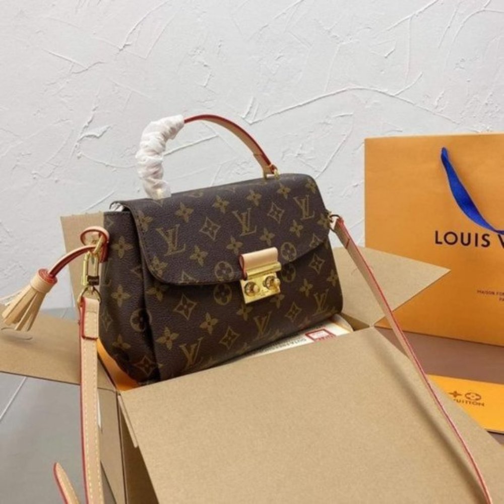 ❈Louis Vuitton Monogram Canvas Croisette Bag M4158